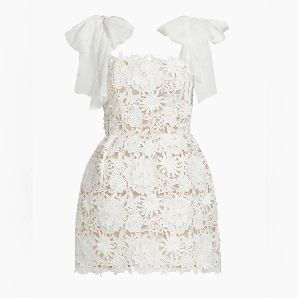 BRONX AND BANCO 
Maia Sleeveless Mini Dress - White 
Size XL - Picture 6 of 8